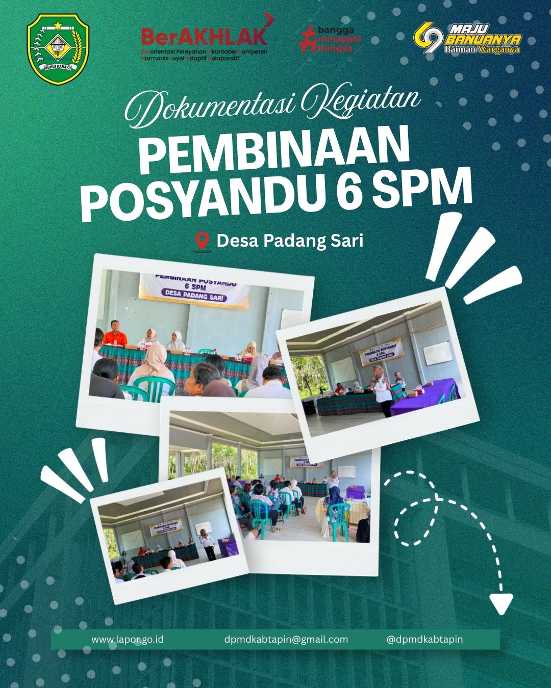  Pembinaan 6 SPM Posyandu di Desa Padang Sari Kecamatan Binuang Rabu (29/07/2026)