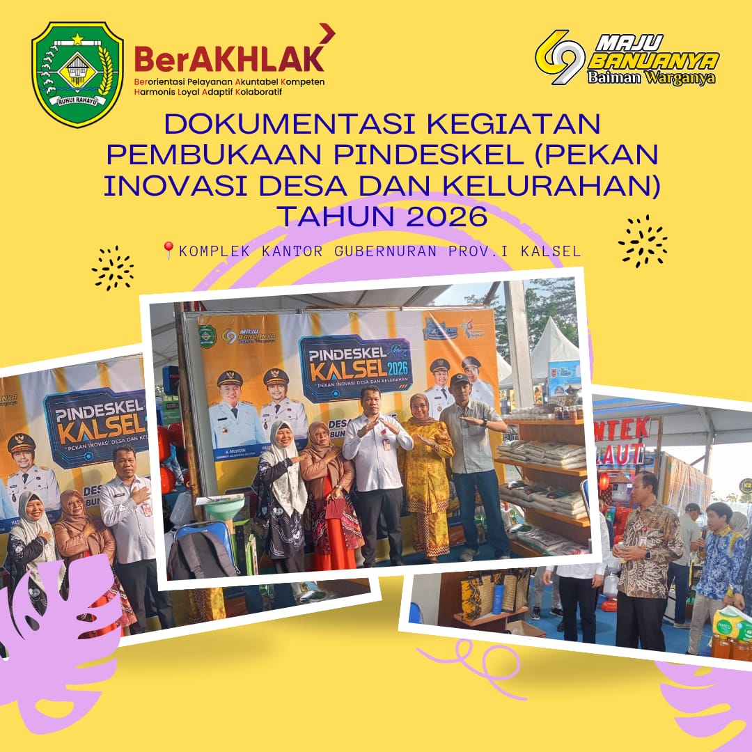 Melihat Lebih Dekat Karya Desa: DPMD Tapin Ramaikan PINDESKEL 2026! 🎪✨
